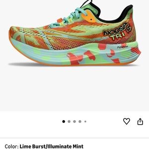 Asics Kids Sneakers - Orange and Mint